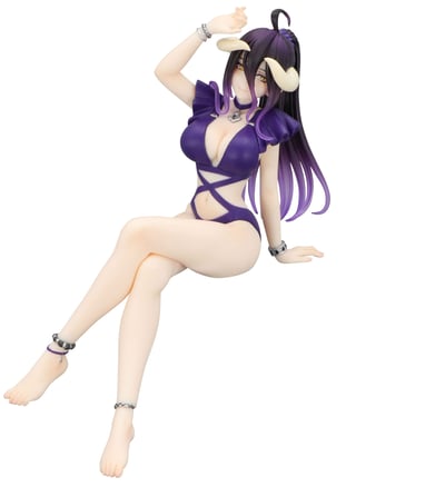 Albedo - Dark Purple Color - Swimsuit - Furyu (10)
