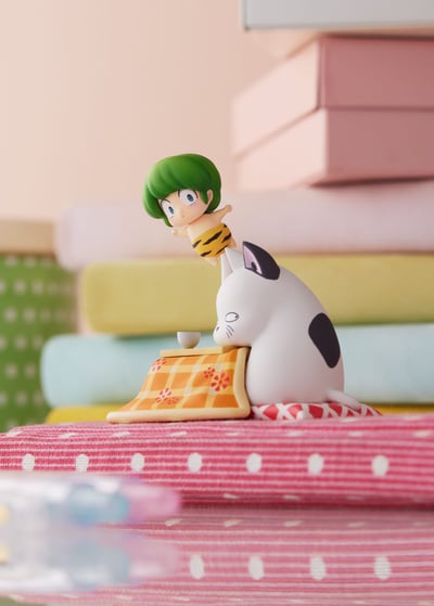 Ten & Kotatsuneko - Urusei Yatsura Mini Figure - PLUM (4)