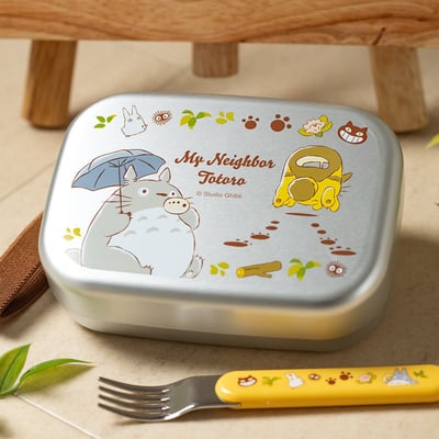 Mein Nachbar Totoro - Studio Ghibli - "Totoro & Catbus" - Aluminium Lunch Box - Skater (1)