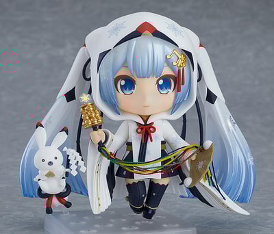 Nendoroid 850 Hatsune Miku Crane Priestess Ver. - Snow Miku 2018 - 1