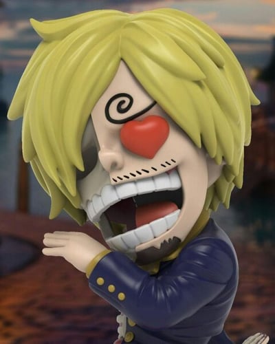 Sanji Vinsmoke - One Piece - Freeny's Hidden Dissectibles Wanted Series - Mighty Jaxx (2)