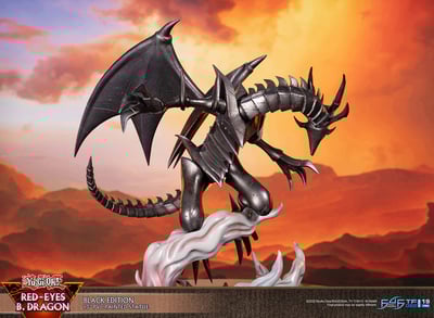 Rotäugiger schwarzer Drache - Schwarze Edition - First 4 Figures Yu-Gi-Oh! PVC Figur (25)