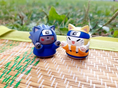 High-Five! 😎 · Naruto Uzumaki - Naruto Shippuden - Nyaruto Sammelfigur (Come Here Sasuke-kun)- MegaHouse