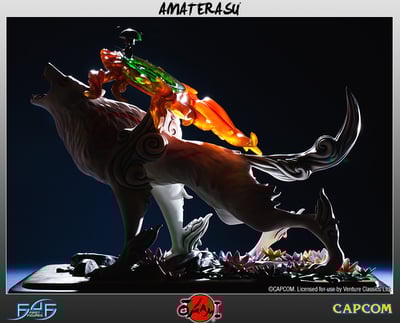 Amaterasu & Issun - Okami First 4 Figures Statue - 13