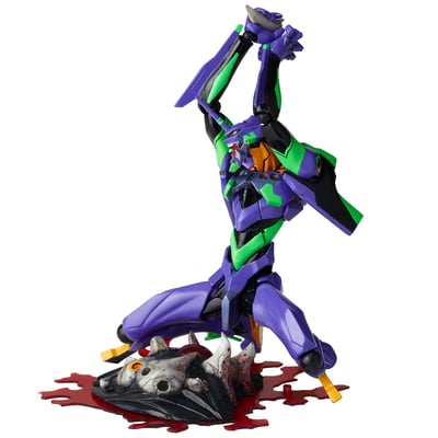 EVA-01 Test Type und Sachiel - Evangelion Evolution (EV-001) - Revoltech Vol. 100 - 2