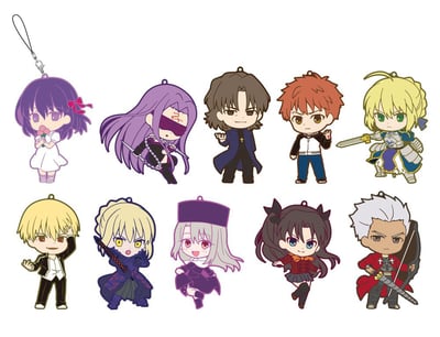 Set - Fate/Stay Night Heaven´s Feel - Niitengomu! Rubber Straps (10 Straps) - 1
