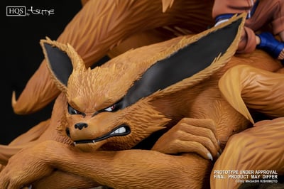 Naruto Uzumaki & Kyubi - Linked by Seal - Tsume HQS Statue - 7