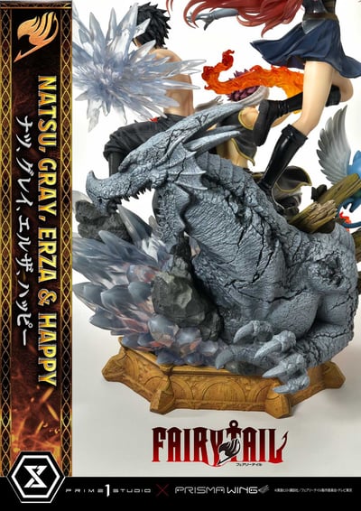 Natsu, Gray, Erza, Happy - Deluxe Bonus Version - Concept Masterline - Prisma Wing - Prime  Studio (8)