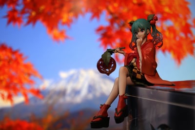 Autumn is coming · Hatsune Miku - Flower Fairy Winter Cherry - Noodle Stopper - Furyu