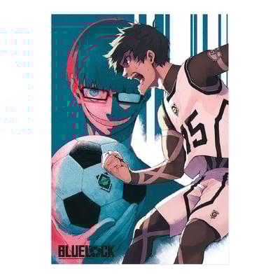 Isagi & Ego - Poster (A1 - ca. 59x84 cm) - Blue Lock - Sakami (1)