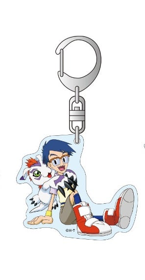 Komplettset - Digimon Acryl Schlüsselanhänger - 15th Anniversary (8 Anhänger) - 1
