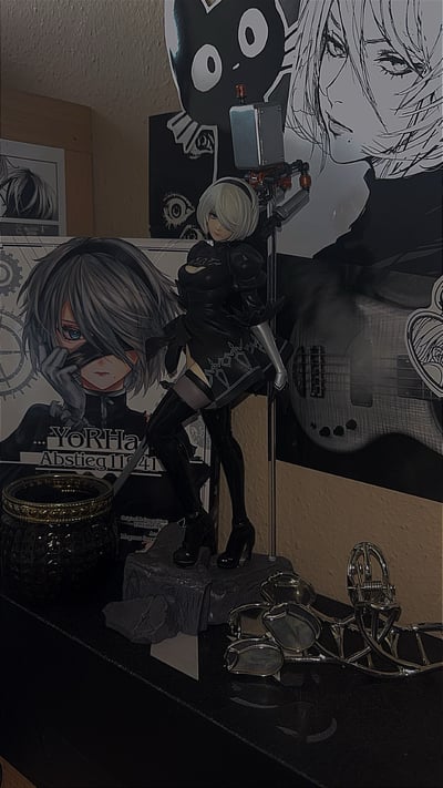 2B - Black and White · YoRHa No.2 Type B (2B) - Nier: Automata (Ver 1.1a - Another Color Version) - Ichibansho