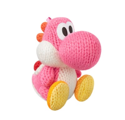 Pink Yarn Yoshi - Nintendo amiibo - Yoshi's Woolly World Collection  - 1