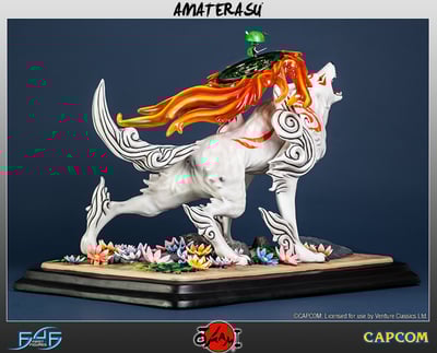Amaterasu & Issun - Okami First 4 Figures Statue - 2