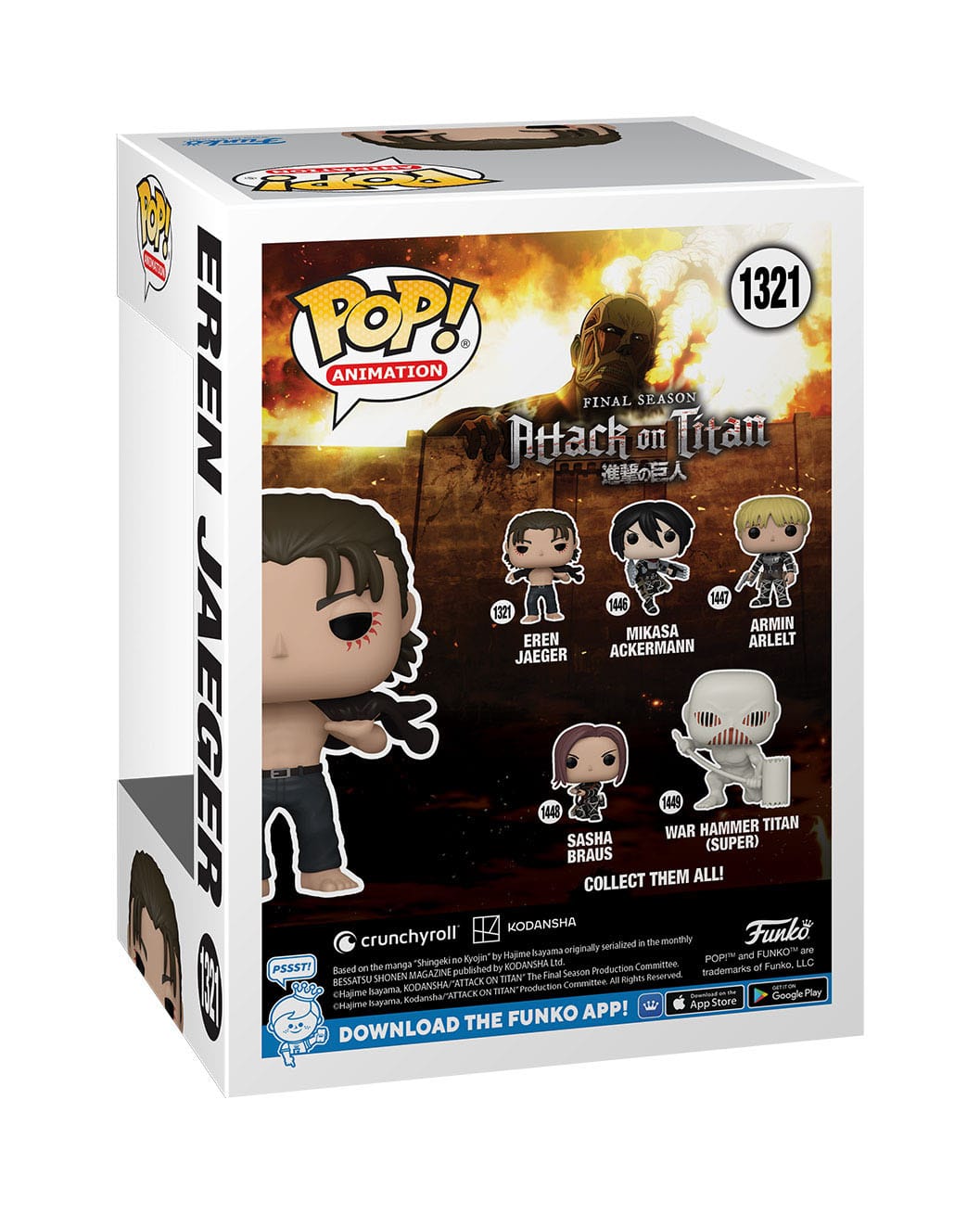 Eren Yeager - Final Season - Attack on Titan Funko POP (3)
