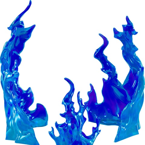 THE SIMPLE EFFECT Flames: Blue
