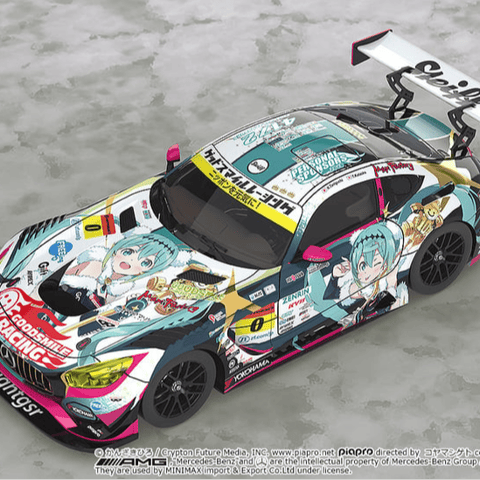 Hatsune Miku AMG 2018 - Super GT - Itasha 1/64 - Good Smile Racing - Re-Release