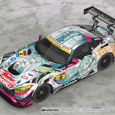 Hatsune Miku AMG 2017 - Super GT - Itasha 1/64 - Good Smile Racing - Re-Release