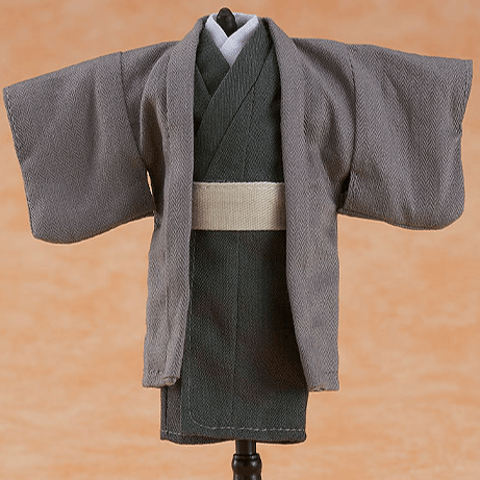 Kimono - Boys / Grey - Nendoroid Doll Outfit Set