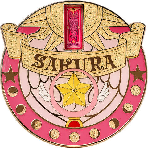 Cardcaptor Sakura 25th Anniversary Metal Badge: Star Wand