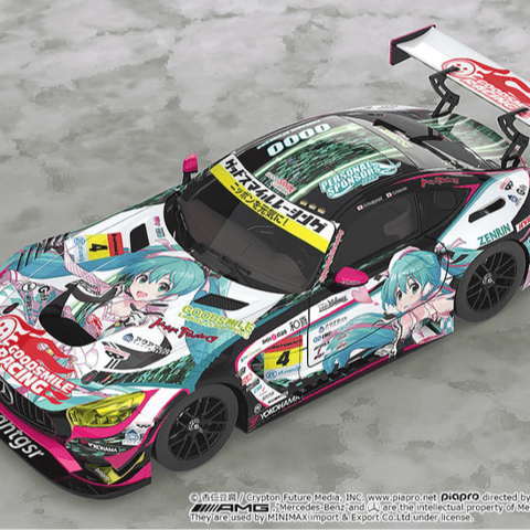 Hatsune Miku AMG 2019 - Super GT - Itasha 1/64 - Good Smile Racing - Re-Release