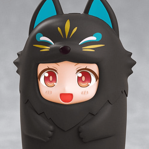 Kitsune - Black - Nendoroid More: Face Parts Case