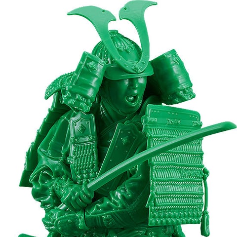 PLAMAX 1/12 Kamakura Period Armored Warrior: Green Color Edition