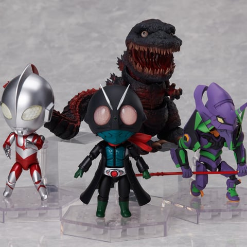 DFORM＋ SHIN JAPAN HEROS UNIVERSE Full Action Deforme Figure（Set of 4 figures）