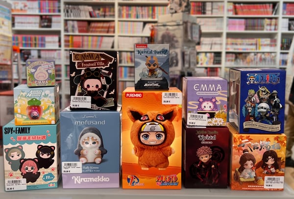 Blindbox-Auswahl im Store Leipzig