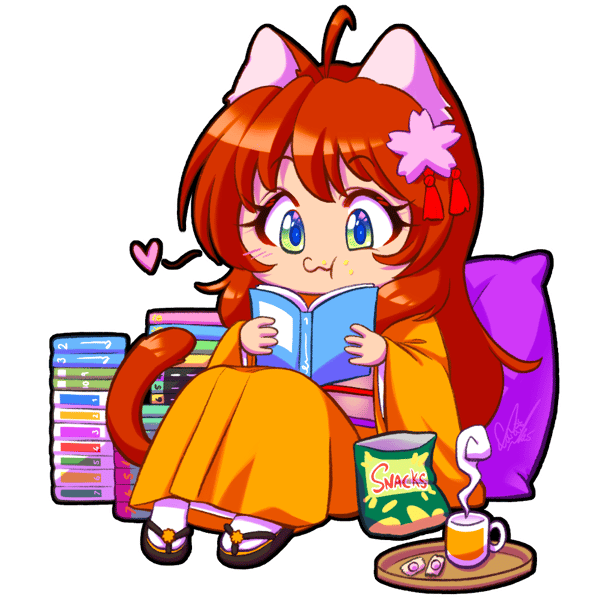 Figuchan beim Manga lesen