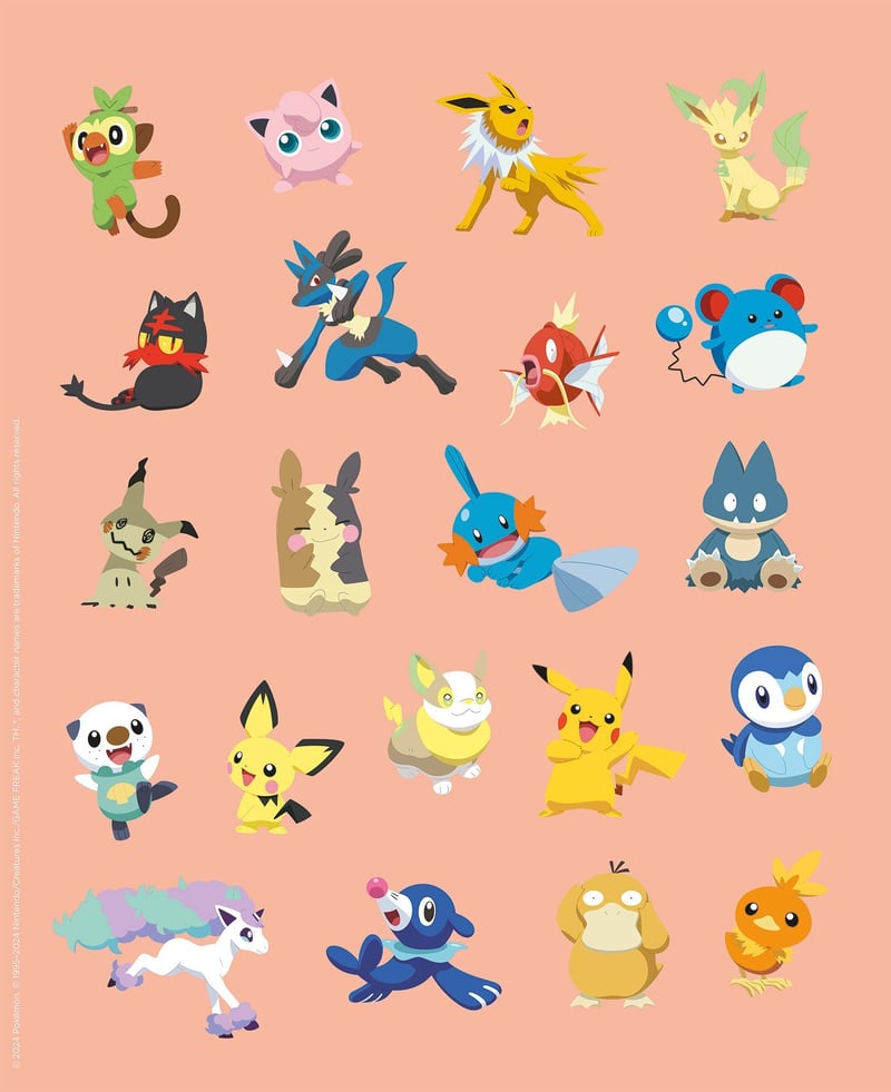 Pokemon - Sticker und Rätselspaß