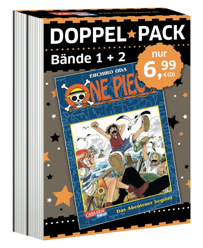 One Piece Doppelpack – Band 01–02 Doppelpack