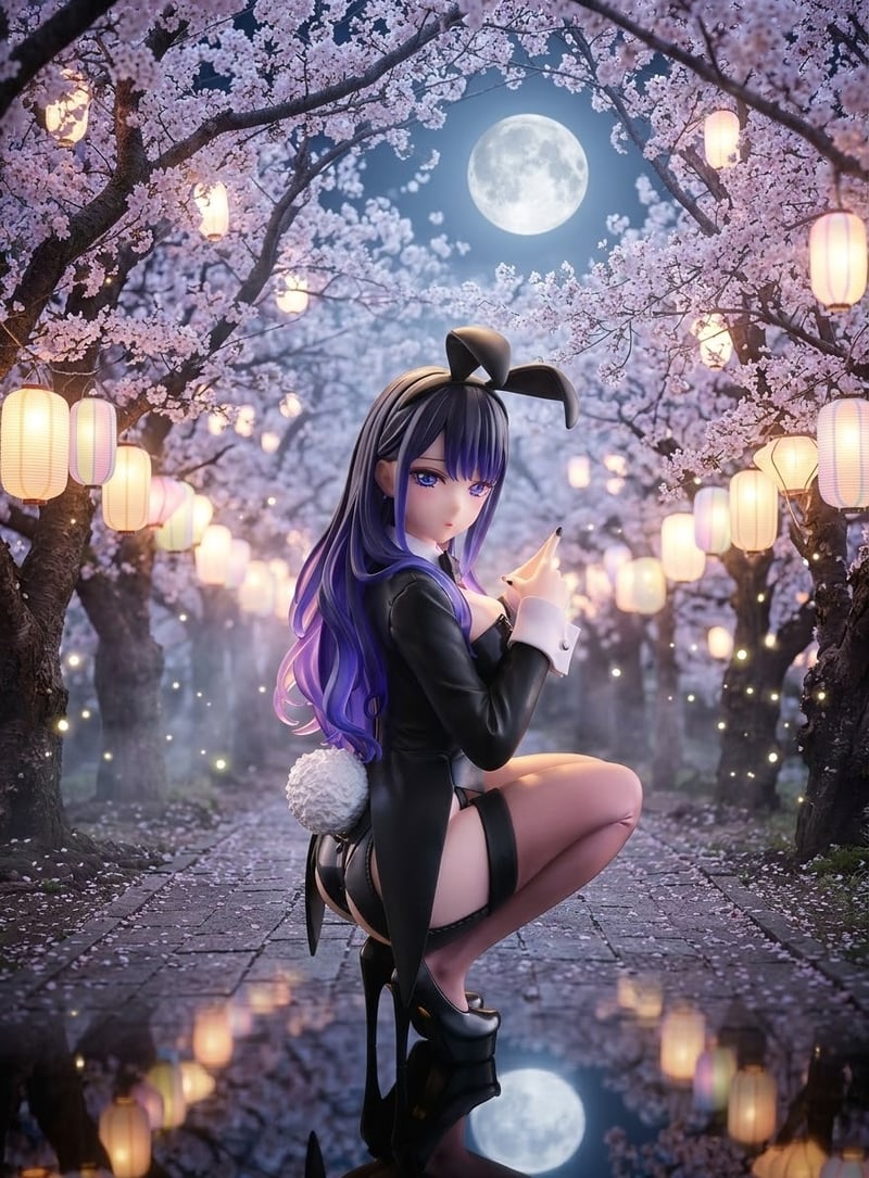 Marin and the Cherry blossoms