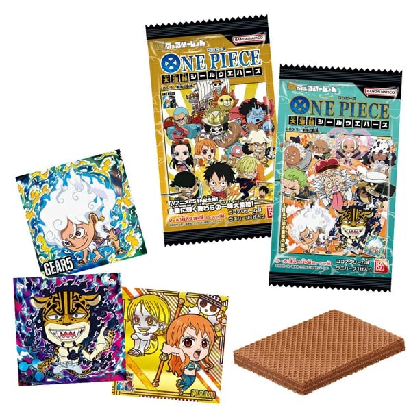 Choco Wafers with Sticker - One Piece Vol. 9 - Bandai