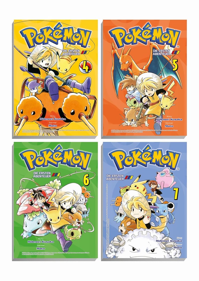 Pokémon – Manga Pack 2 - Panini Bundle 2: Gelb (Band 4 bis 7)