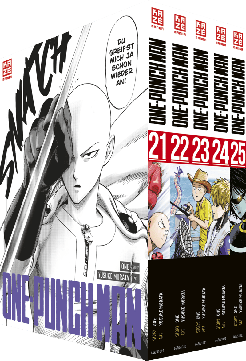 ONE-PUNCH MAN - Kaze - Vol. 21-25 with Box