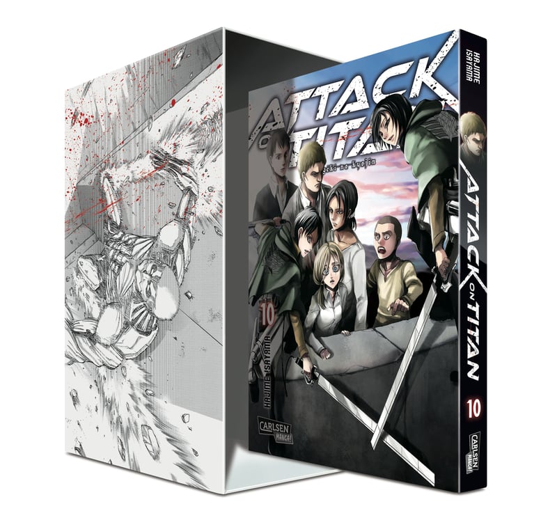 Attack on titan 10 Sammel Schuber