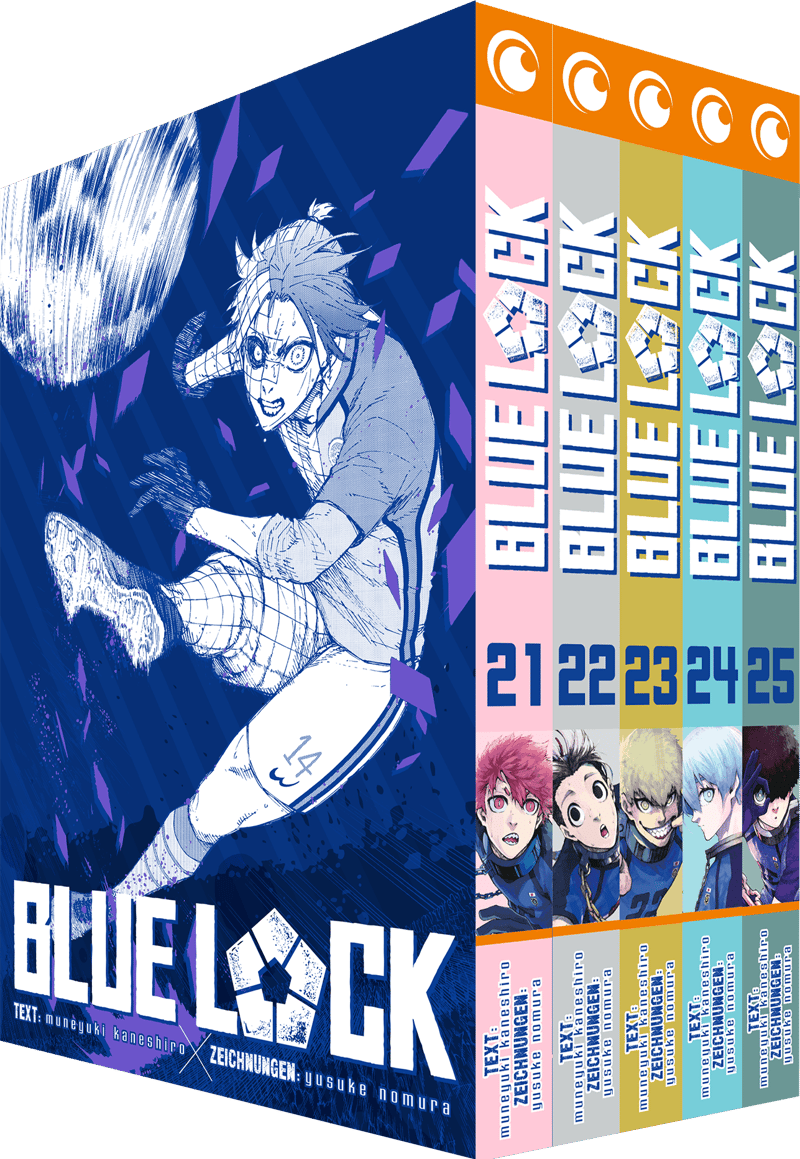 Blue Lock – Band 21-25 im Sammelschuber