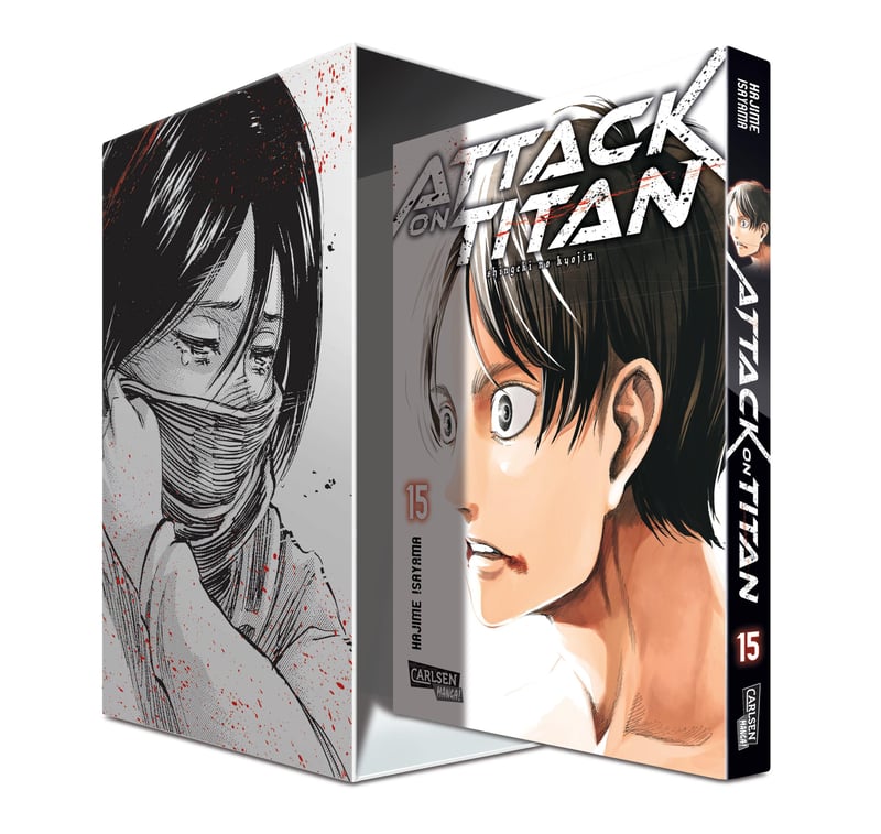 Attack on titan 15 Sammel Schuber