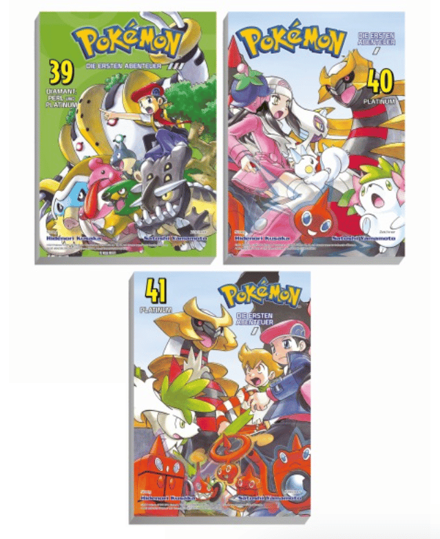 Pokémon – Manga Pack 11 – Bundle 11: Platinum | Diamant, Perl und Platinum