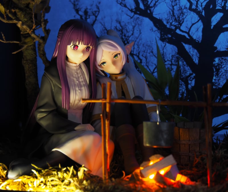 Abend am Lagerfeuer