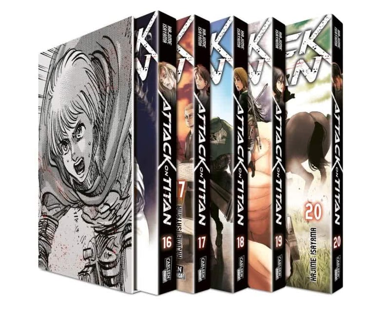 Attack On Titan – Band 16–20 mit Schuber