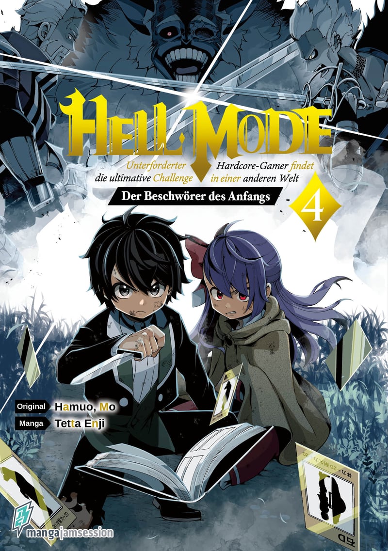Hell Mode: Unterforderter Hardcore-Gamer findet die ultimative Challenge in einer anderen Welt - Der Beschwörer des Anfangs - Manga Jam Session - Band 04