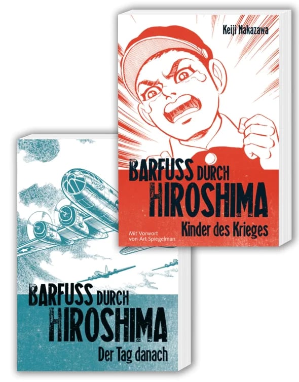Barfuß durch Hiroshima - Carlsen - Doppelpack Band 1 & 2