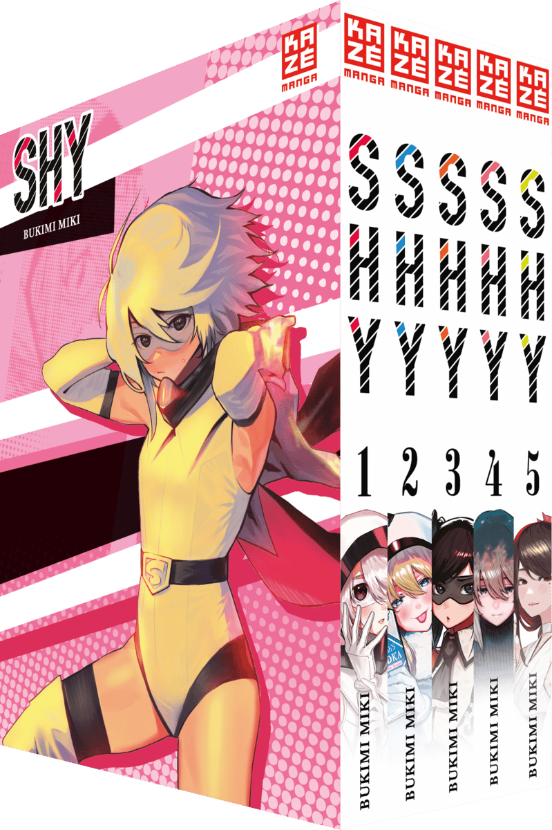 Shy - Kaze - Band 01 - 05 mit Sammelschuber