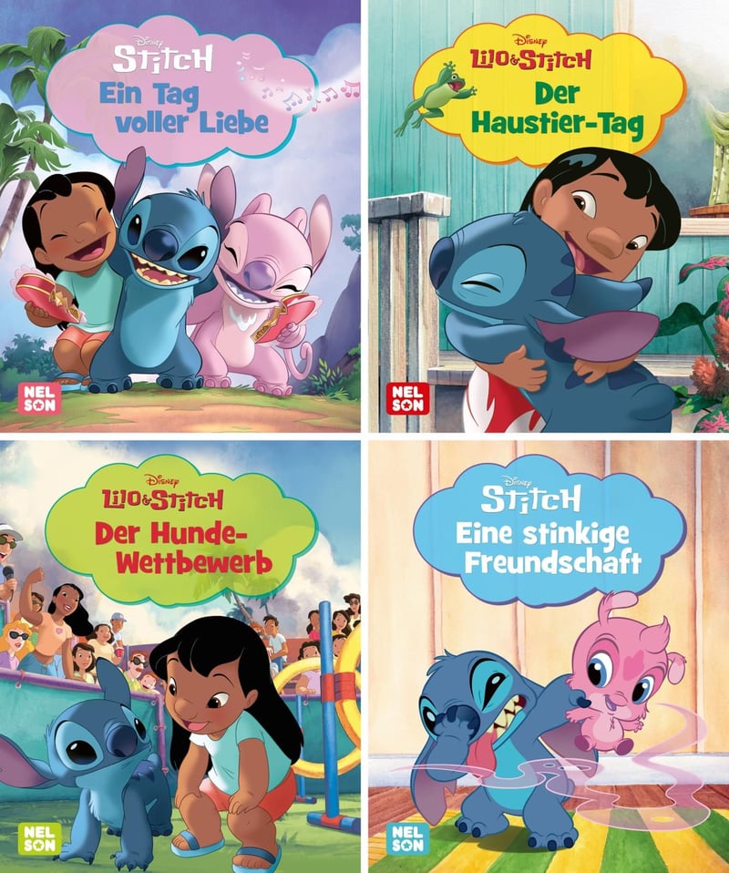 Stitch Pixi Buch – Band 01–04