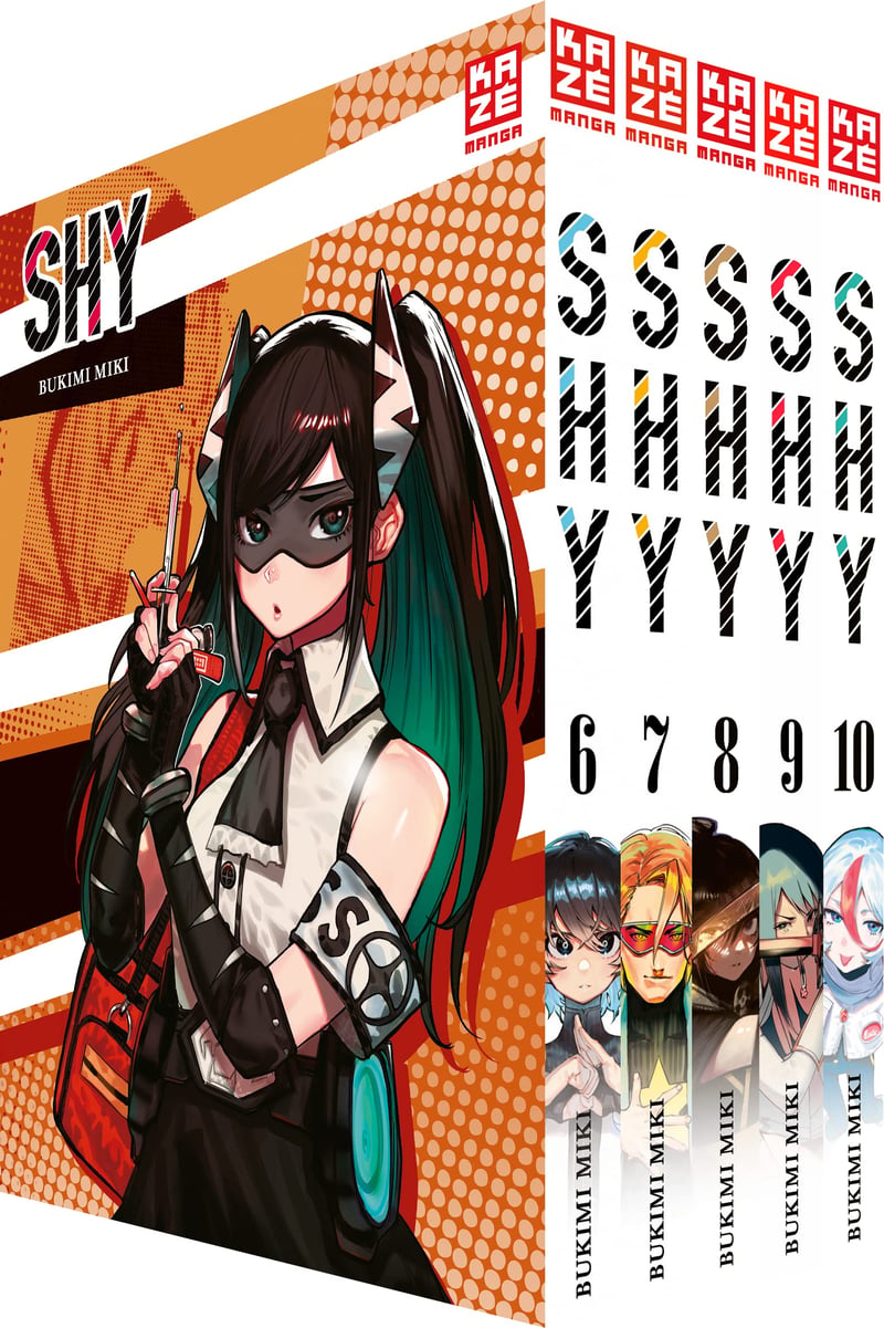 Shy - Kaze - Vol. 6-10 in box