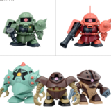 BB Senshi - Mobile Suit Gundam - Zeon Army MS Set - Bandai Spirits