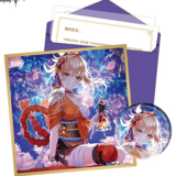 Yoimiya Naganohora - Geburtstagkarte Set - Button, Shikishi, Aufkleber und Brief (Chinesisch) - Genshin Impact Destined Day - miHoYo
