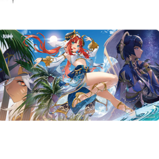 Cyno, Nilou & Candace - Genshin Impact King Deshret and the Three Magi - Mousepad - miHoYo